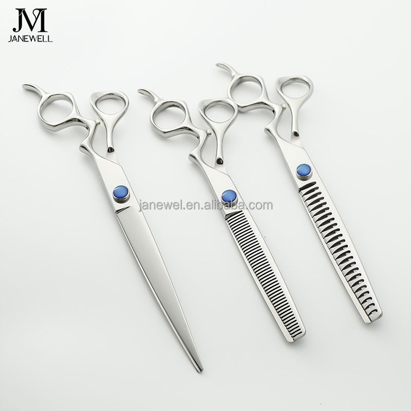 Professional VG10 straight grooming shars for dog pet grooming, 7.0 inch. pet grooming shears for professional groomers. - thumbnail 4