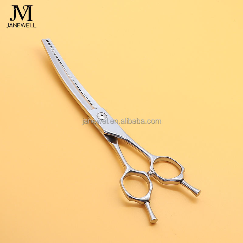 Professional VG10 straight grooming sheers for dog pet grooming, 8 inch. pet grooming shears for professional groomers. - thumbnail 3