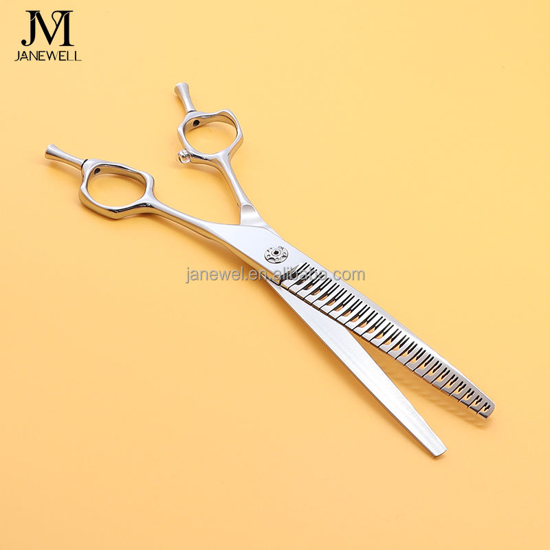 Professional VG10 straight grooming sheers for dog pet grooming, 8 inch. pet grooming shears for professional groomers. - thumbnail 5