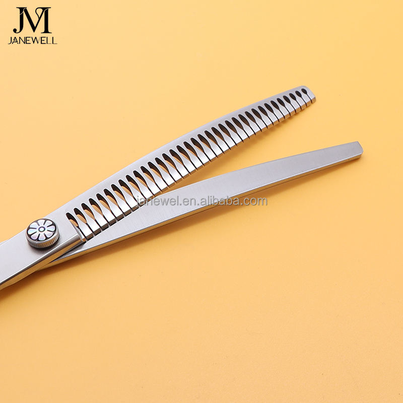Professional VG10 curved thinning grooming sheers for dog pet grooming, 8.0 inch. pet grooming shears for professional groomers. - thumbnail 4