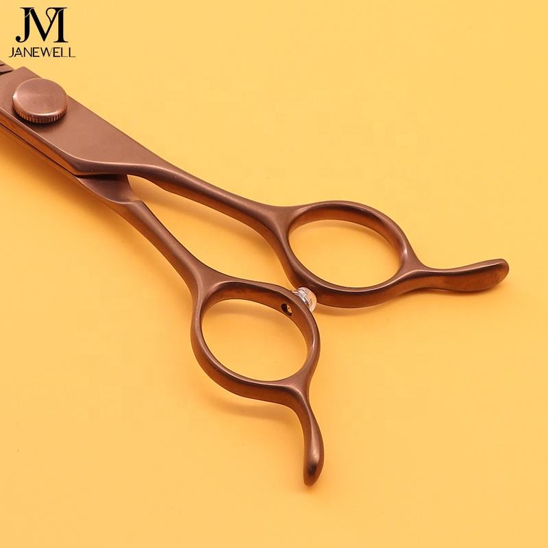 Professional VG10 bronze curved chunker grooming shars for dog pet grooming 26 teeth, 7.0 inch. pet grooming shears for professional groomers. - thumbnail 4
