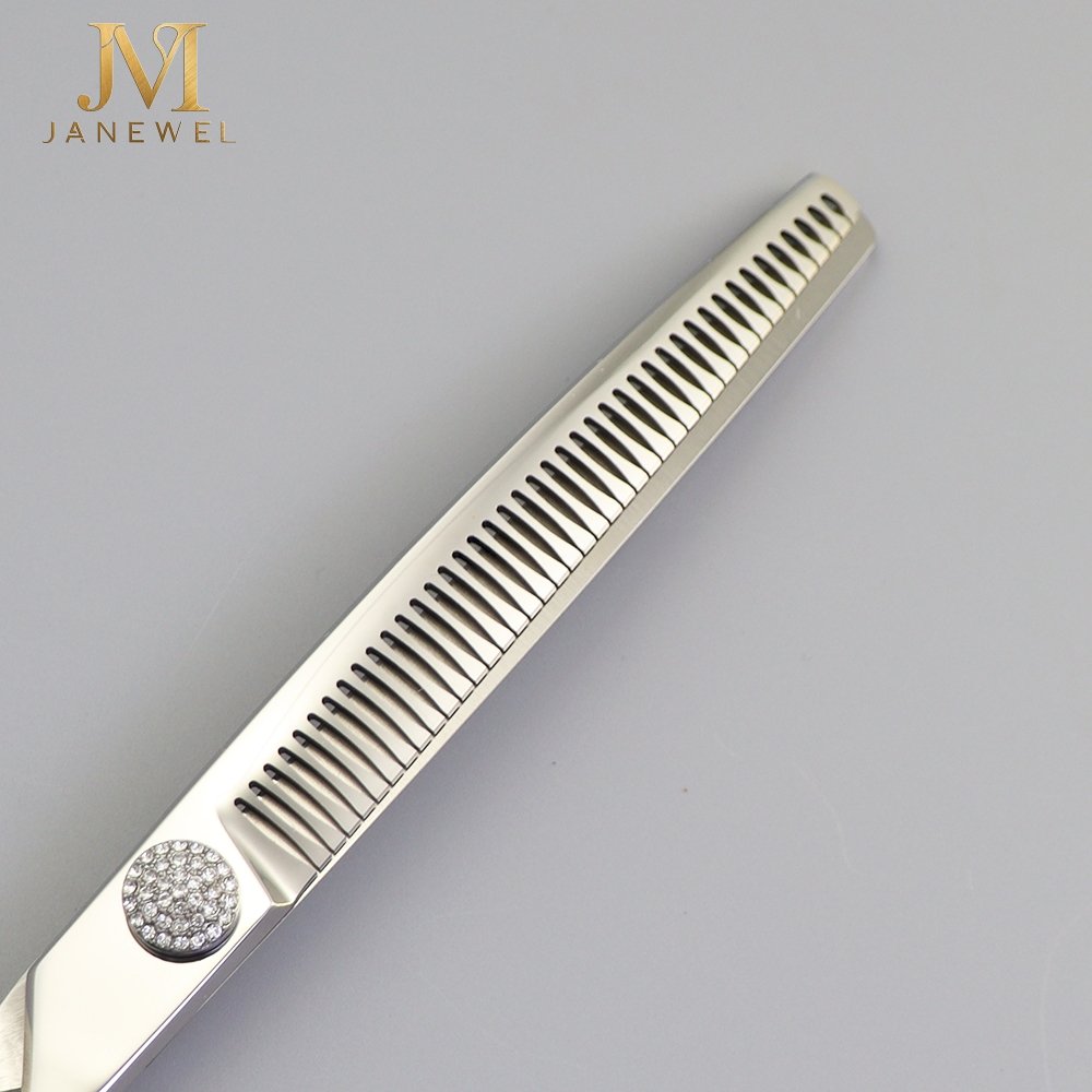 Dog grooming shears 7.5 inch curved chunker 44 teeth VG10 steel, sharp blade for dog grooming salons. - thumbnail 5