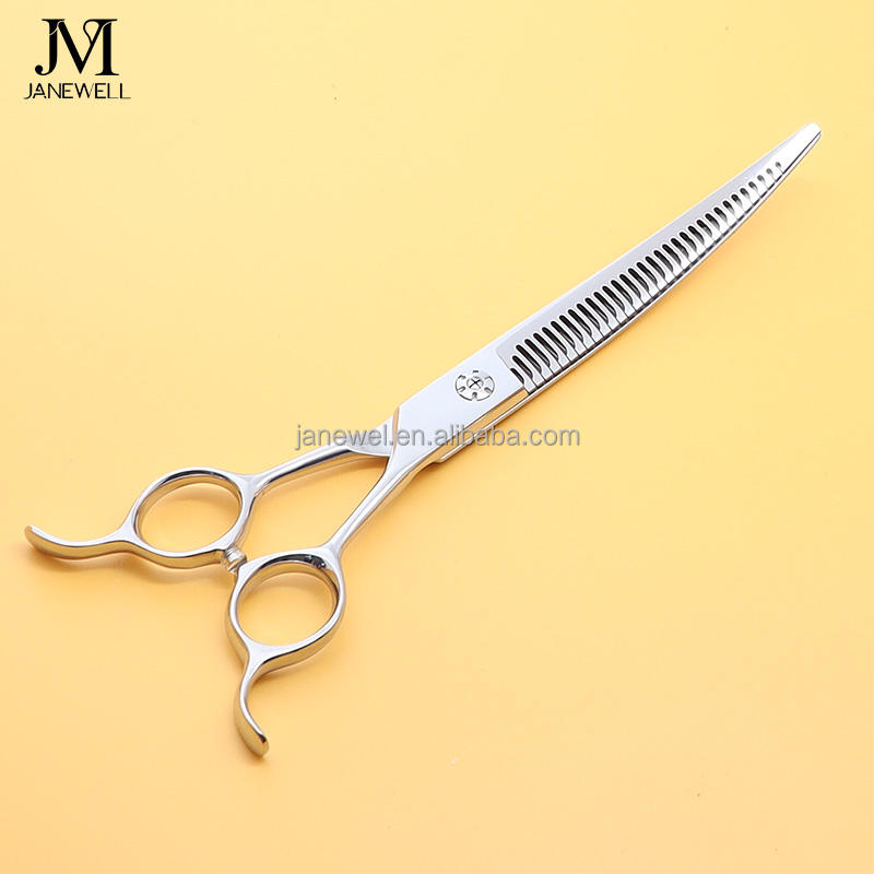 Professional VG10 curved grooming sheers for dog pet grooming, 7.0 inch. pet grooming shears for professional groomers. - thumbnail 4