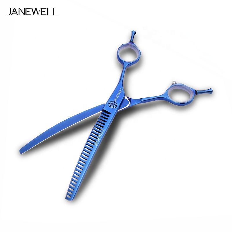 Professional VG10 gold curved grooming scissors for dog pet grooming, 7.5 inch. pet grooming shears for professional groomers. - thumbnail 12