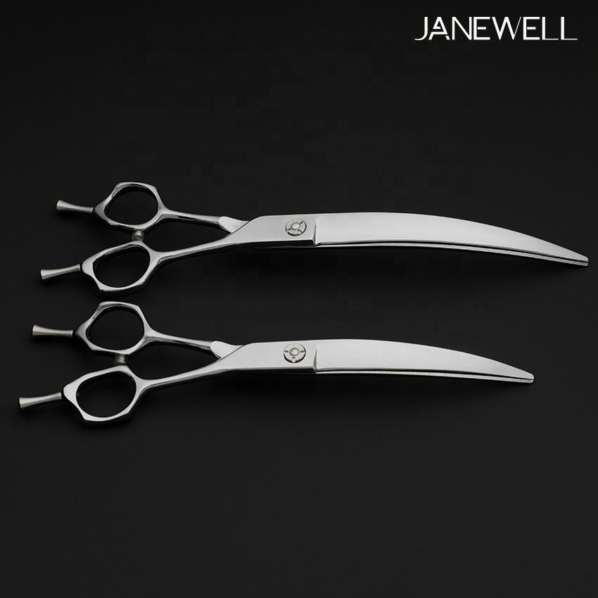 Professional VG10 gold curved grooming scissors for dog pet grooming, 7.5 inch. pet grooming shears for professional groomers. - thumbnail 18