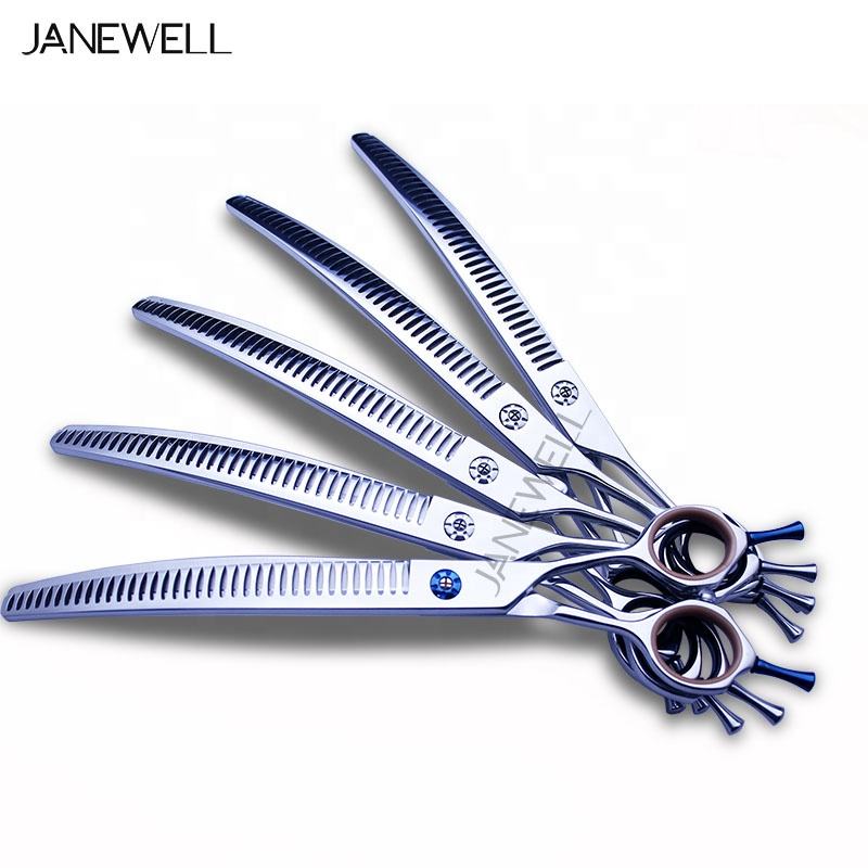 Professional VG10 gold curved grooming scissors for dog pet grooming, 7.5 inch. pet grooming shears for professional groomers. - thumbnail 26