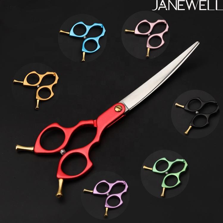 Professional VG10 gold curved grooming scissors for dog pet grooming, 7.5 inch. pet grooming shears for professional groomers. - thumbnail 35