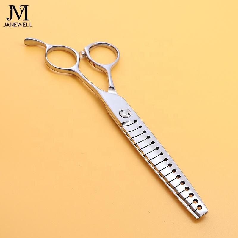 Professional VG10 curved chunker grooming shars for dog pet grooming, 7 inch. pet grooming shears for professional groomers. - thumbnail 19
