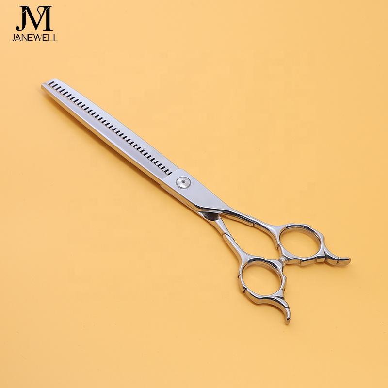 Professional VG10 curved chunker grooming shars for dog pet grooming, 7 inch. pet grooming shears for professional groomers. - thumbnail 27