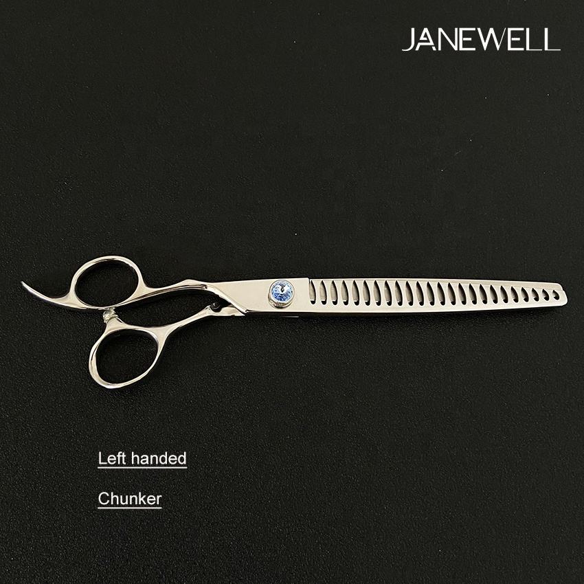 Professional VG10 curved chunker grooming shars for dog pet grooming, 7 inch. pet grooming shears for professional groomers. - thumbnail 36