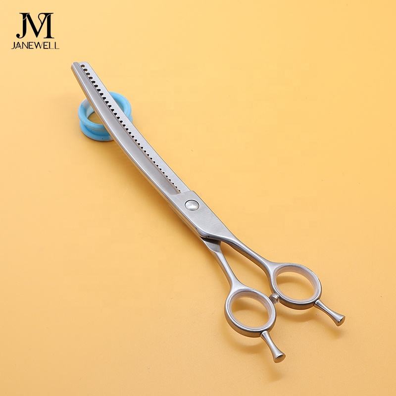 Professional VG10 curved chunker grooming shars for dog pet grooming, 7 inch. pet grooming shears for professional groomers. - thumbnail 40