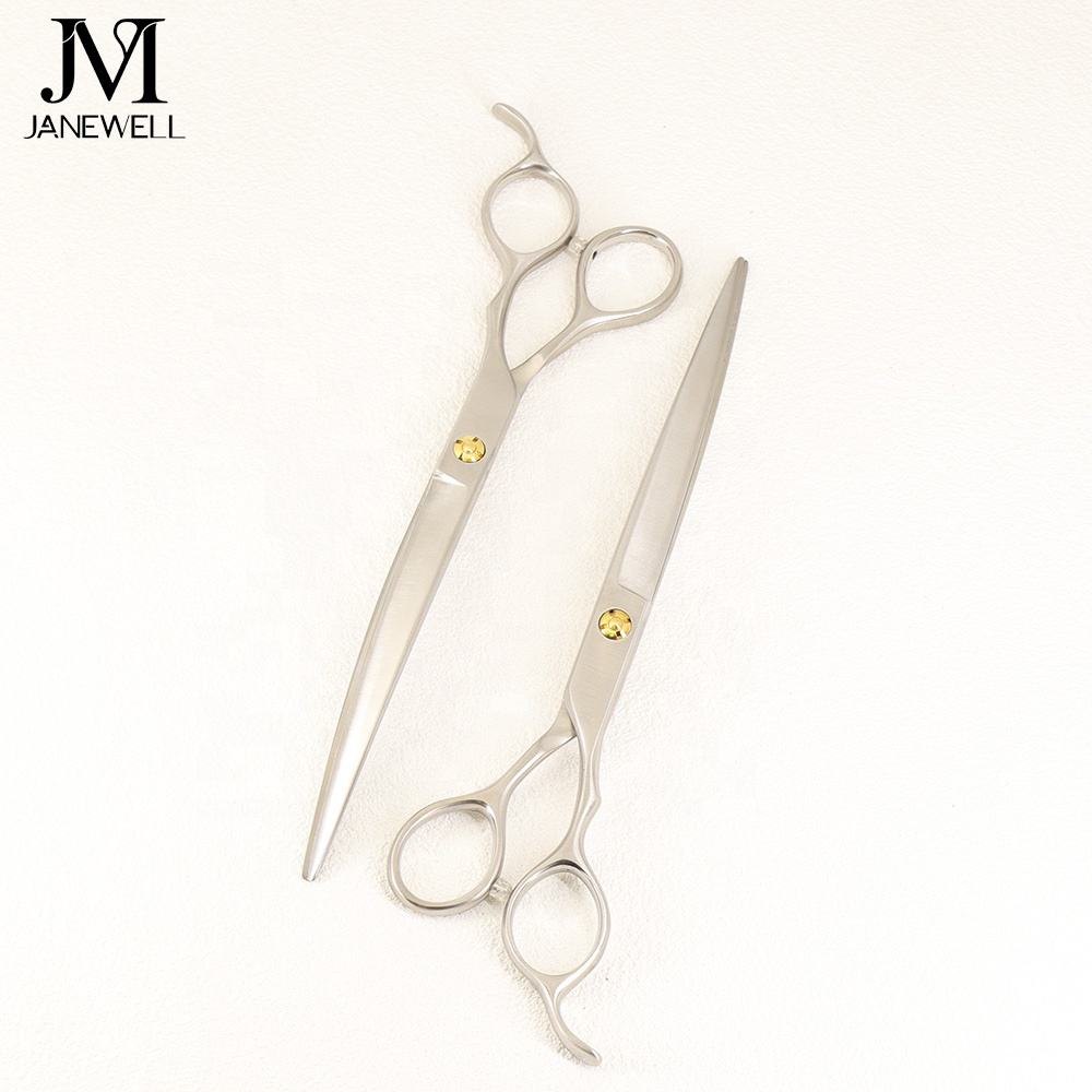 Professional VG10 curved chunker grooming shars for dog pet grooming, 7 inch. pet grooming shears for professional groomers. - thumbnail 5