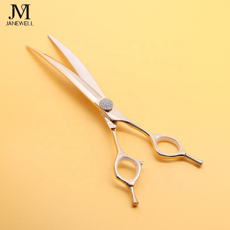 Professional VG10 curved chunker grooming shars for dog pet grooming, 7 inch. pet grooming shears for professional groomers. - thumbnail 51