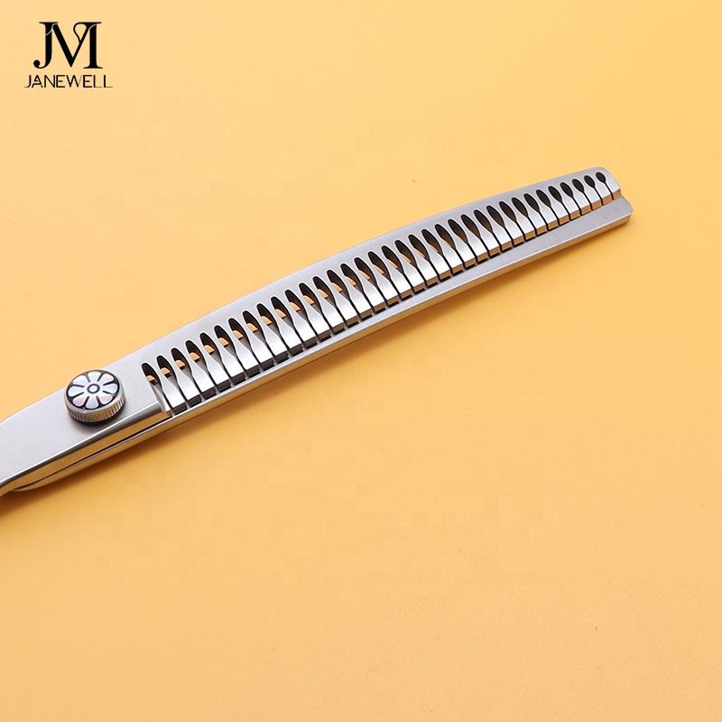Professional VG10 curved chunker grooming shars for dog pet grooming, 7 inch. pet grooming shears for professional groomers. - thumbnail 58