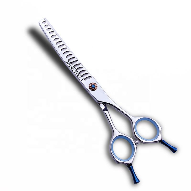 Professional VG10 curved chunker grooming shars for dog pet grooming, 7 inch. pet grooming shears for professional groomers. - thumbnail 64