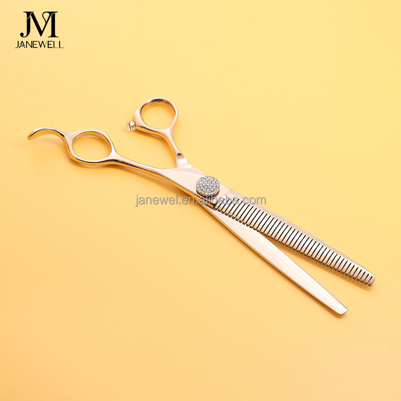 Professional VG10 curved chunker grooming shars for dog pet grooming, 7 inch. pet grooming shears for professional groomers. - thumbnail 66
