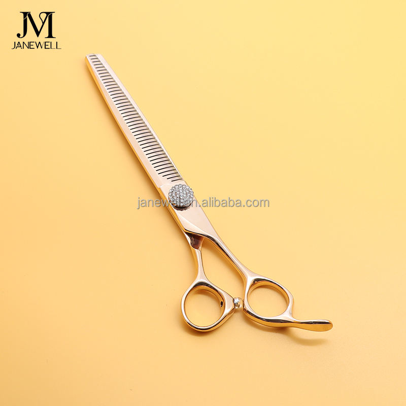 Professional VG10 curved chunker grooming shars for dog pet grooming, 7 inch. pet grooming shears for professional groomers. - thumbnail 82