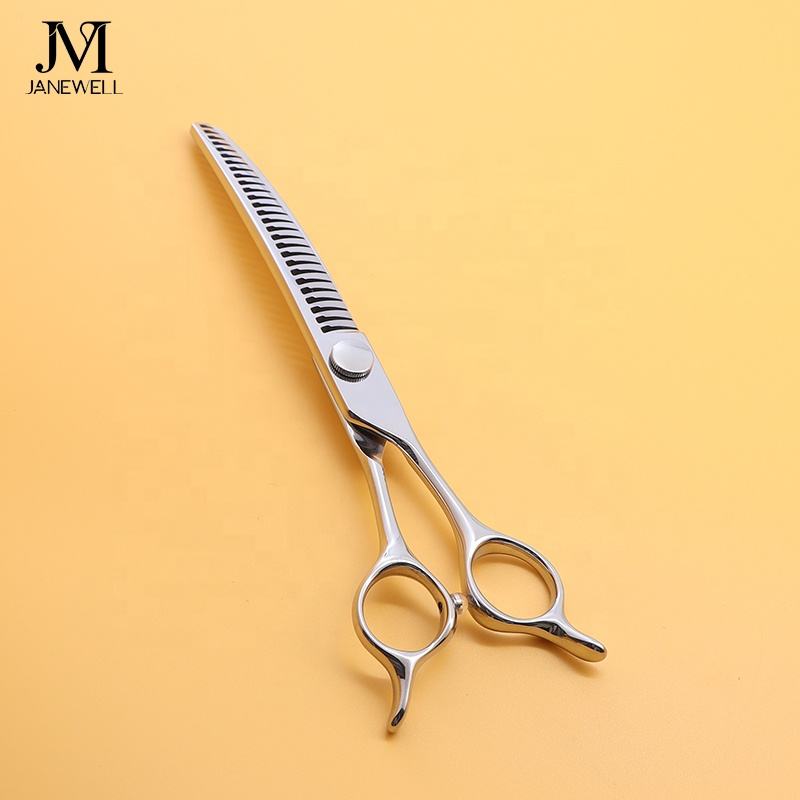 Professional VG10 curved thinning grooming sheers for dog pet grooming, 7.0 inch. pet grooming shears for professional groomers. - thumbnail 2
