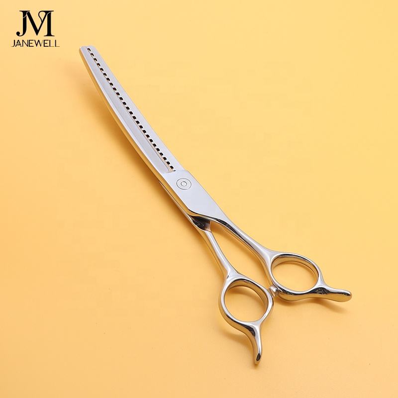 Professional VG10 curved thinning grooming sheers for dog pet grooming, 7.0 inch. pet grooming shears for professional groomers. - thumbnail 3