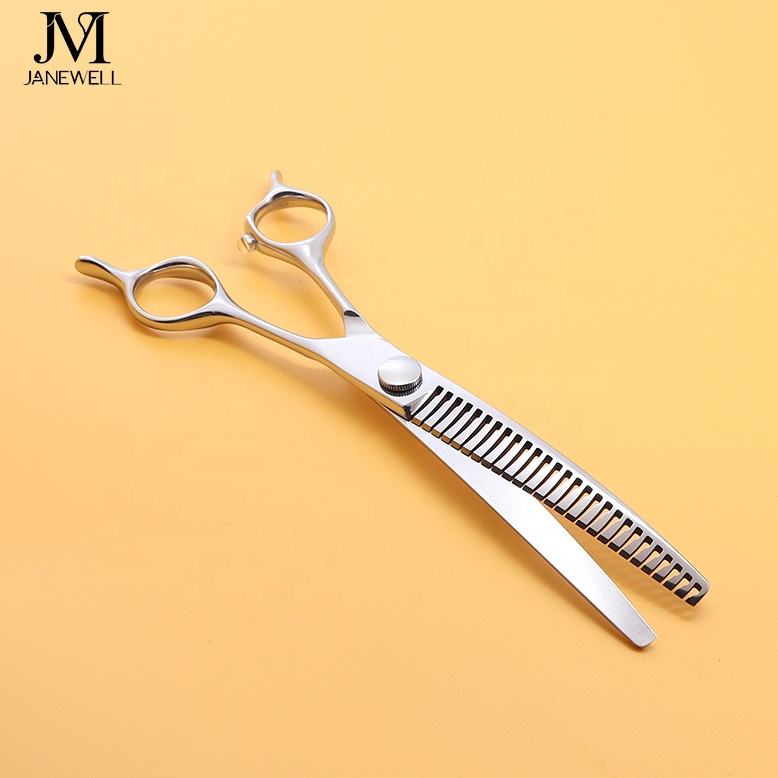 Professional VG10 curved thinning grooming sheers for dog pet grooming, 7.0 inch. pet grooming shears for professional groomers. - thumbnail 4